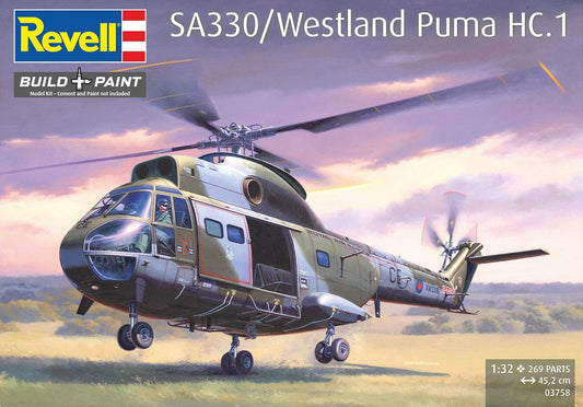 010 - Revell - 03758 - Aérospatiale SA 330 / Westland Puma HC.1 - primary image