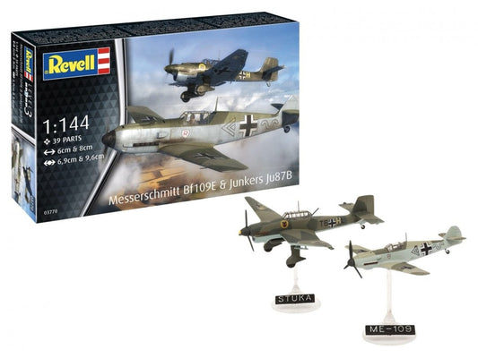 010 - Revell - 03770 - Messerschmitt Bf 109 E and Junkers Ju 87 B Stuka - primary image