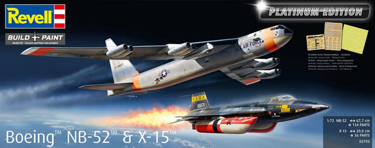 010 - Revell - 03793 - Boeing NB-52A Stratofortress and North American X-15 [Platinum Edition] - primary image