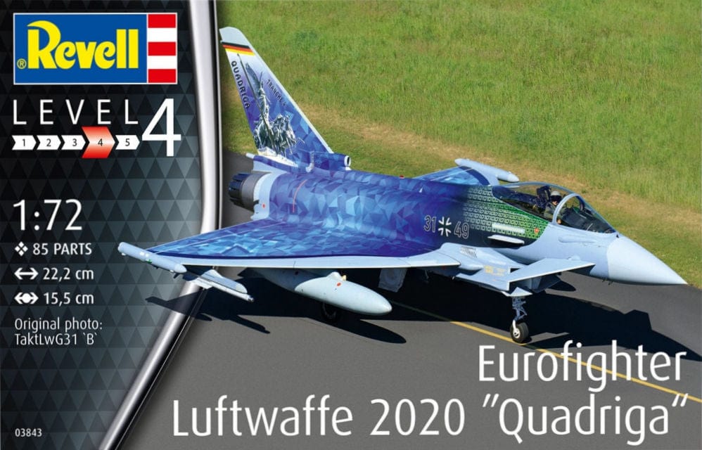 010 - Revell - 03843 - Eurofighter Typhoon EF-2000A ‘Luftwaffe 2020 Quadriga’ - primary image