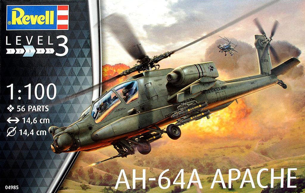 010 - Revell - 04985 - McDonnell Douglas AH-64A Apache - primary image