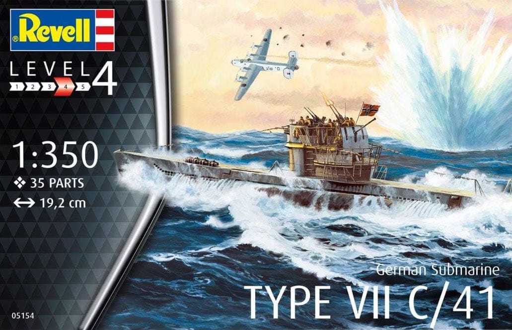 010 - Revell - 05154 - Type VII C/41 U-Boat - primary image