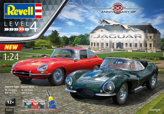 010 - Jaguar E-Type Coupé and XK SS  ‘100 Years of Jaguar’ [gift set] - primary image