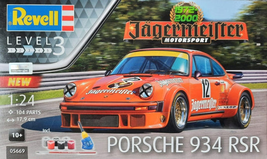 010 - Revell - 05669 - Porsche 934 RSR ‘50 Years of Jägermeister Motorsport’ - primary image