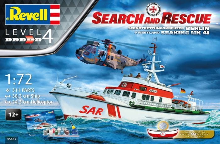 010 - Revell - 05683 - Search and Rescue: Berlin and Sea King Mk 41 - primary image