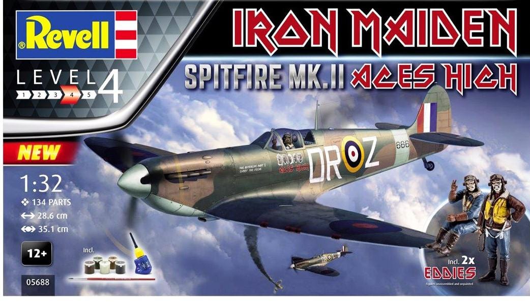 010 - Revell - 05688 - Spitfire Mk II Iron Maiden Aces High - primary image