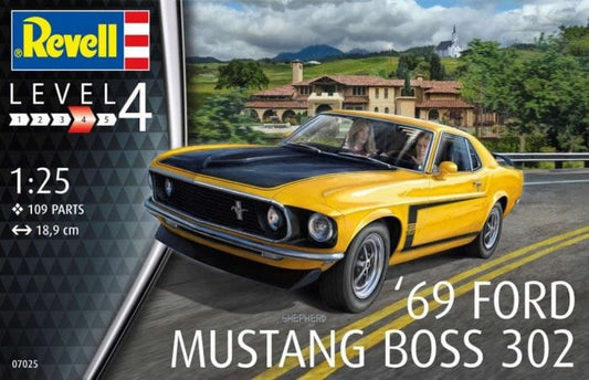 010 - Revell - 07025 - Ford Mustang Boss 302 (1969) - primary image