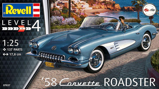 010 - Revell - 07037 - Chevrolet Corvette C1 Roadster - primary image