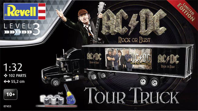 010 - Revell - 07453 - Kenworth T600 - AC/DC - Rock or Bust Tour Truck - primary image