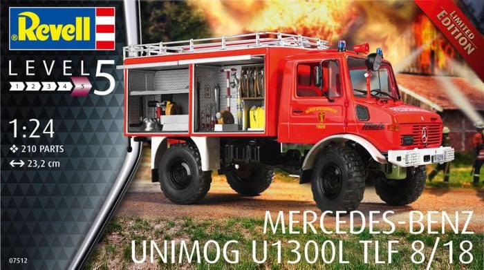 010 - Revell - 07512 - Mercedes-Benz Unimog U 1300 L TLF 8/18 - primary image