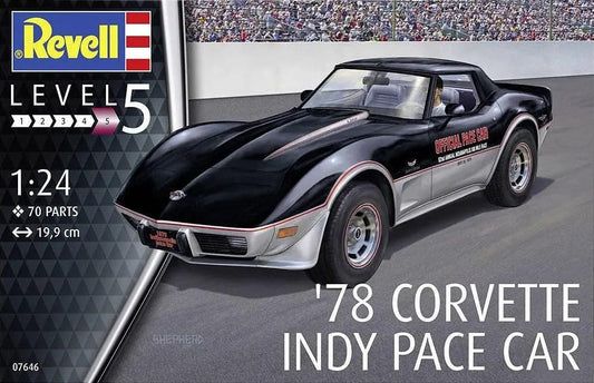 010 - Revell - 07646 - Chevrolet Corvette (1978) ‘Indy Pace Car’ - primary image