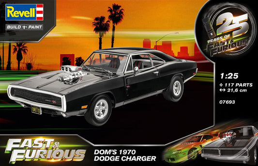 010 - Revell - 07693 - Dominic's 1970 Dodge Charger [Fast & Furious] - primary image