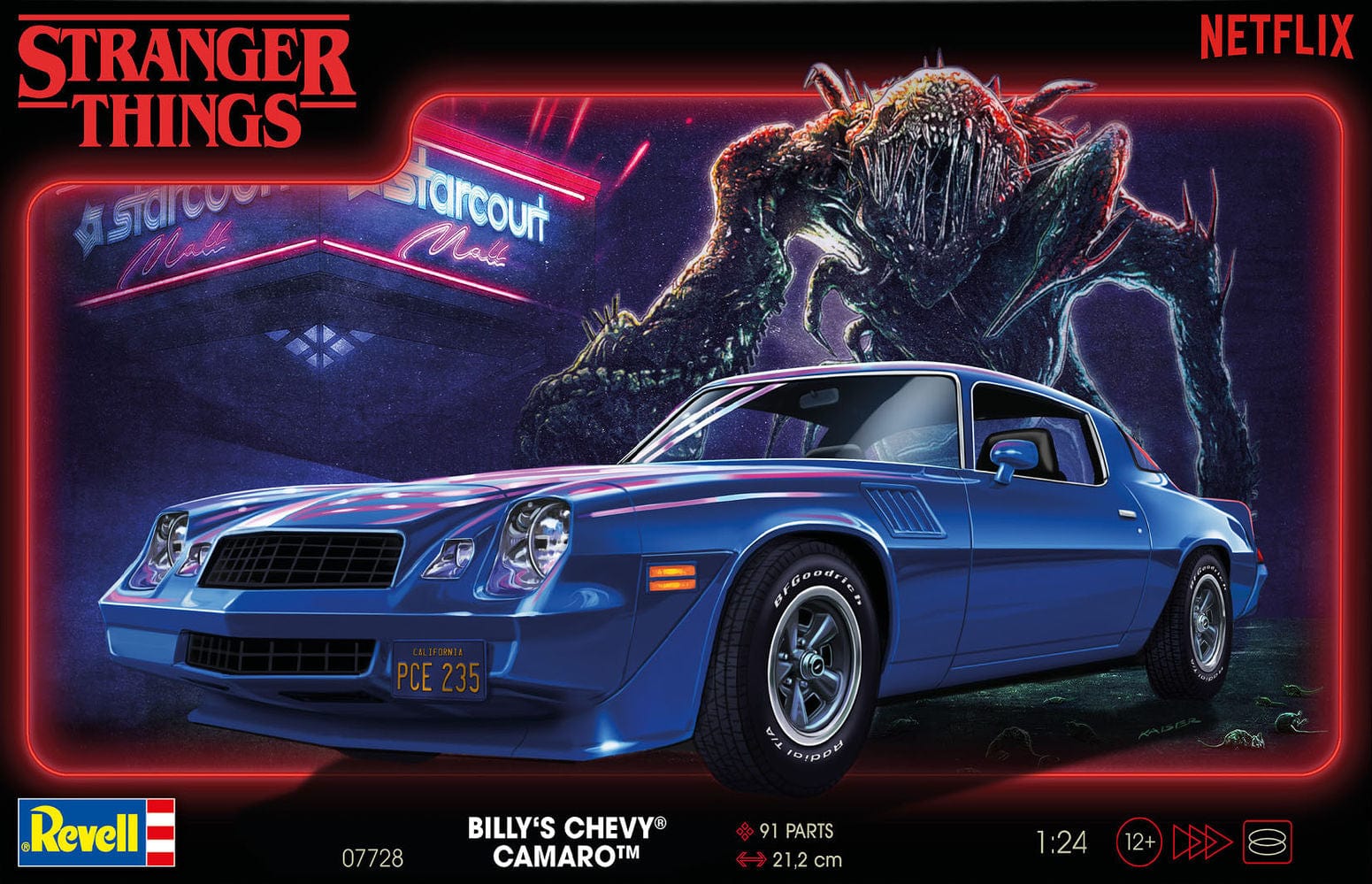 Maquette Revell Stranger Things Chevy Camaro Z/28 1/25 Maquette Revell Stranger Things Chevy Camaro Z/28 1/25