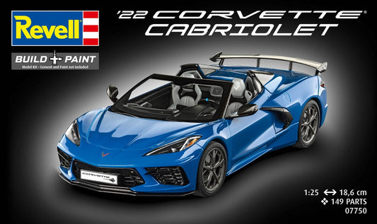 010 - Revell - 07750 - Chevrolet Corvette C8 Cabriolet (2022) - primary image
