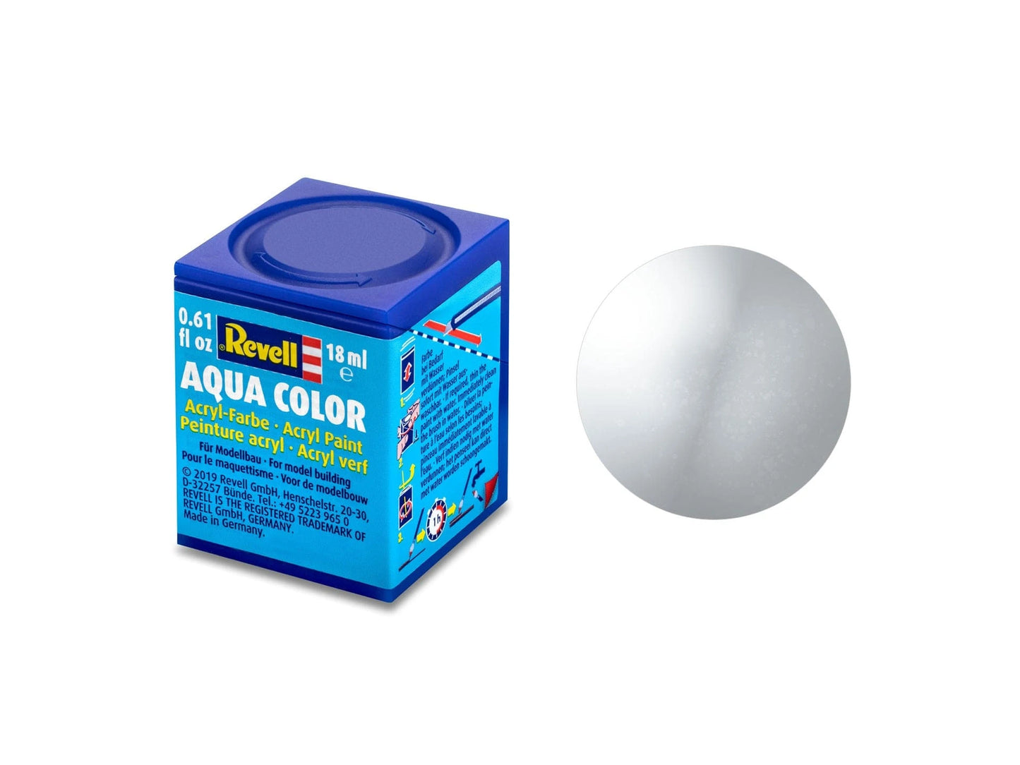 010 - Revell - 36199 - Revell Aqua Color Aluminium Metallic - primary image