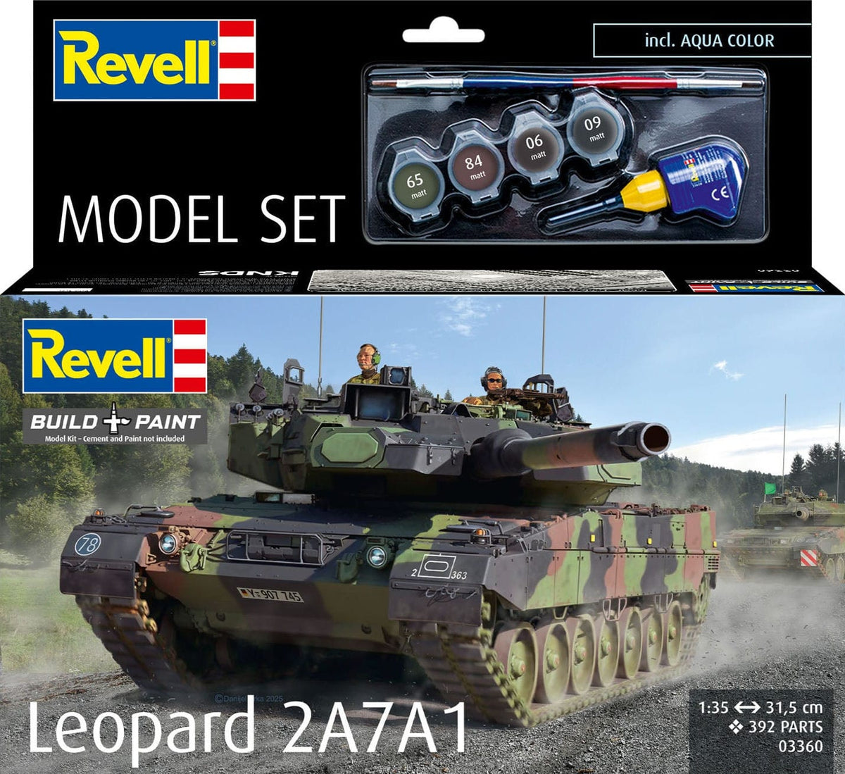 010 - Revell - 63360 - Leopard 2A7A1 [model set] - primary image