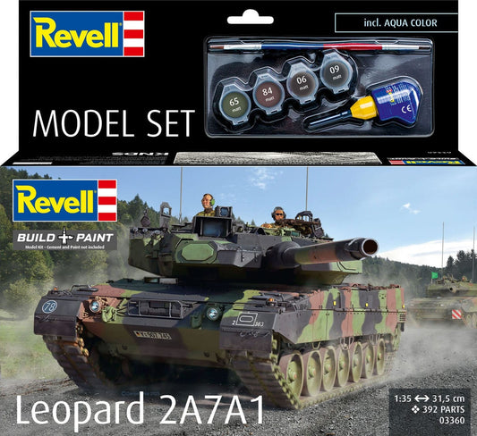 010 - Revell - 63360 - Leopard 2A7A1 [model set] - primary image