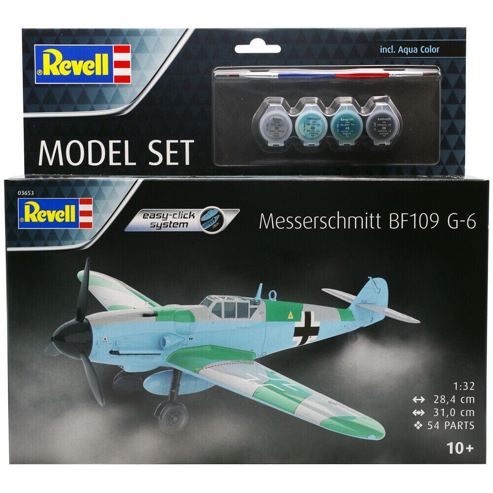 010 - Revell - 63653 - Messerschmitt Bf 109 G-6  [model set] [easy click] - primary image