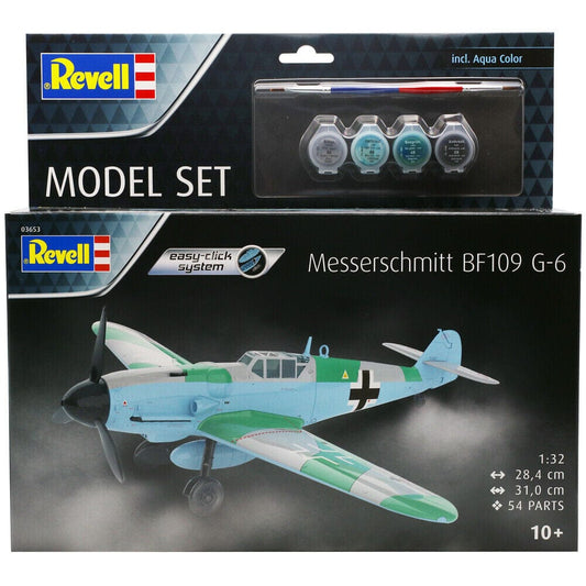 010 - Revell - 63653 - Messerschmitt Bf 109 G-6  [model set] [easy click] - primary image