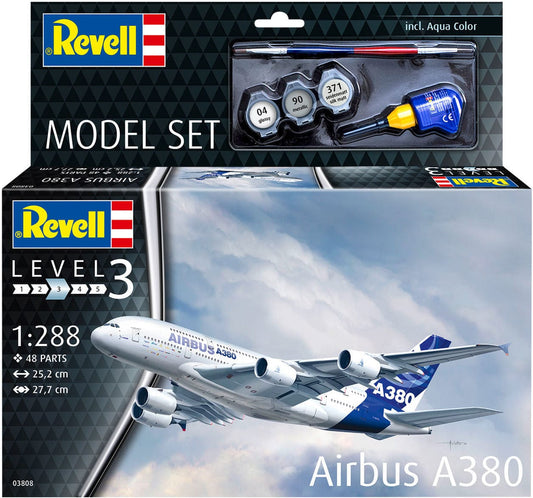 010 - Revell - 63808 - Airbus A380-800 [model set] - primary image