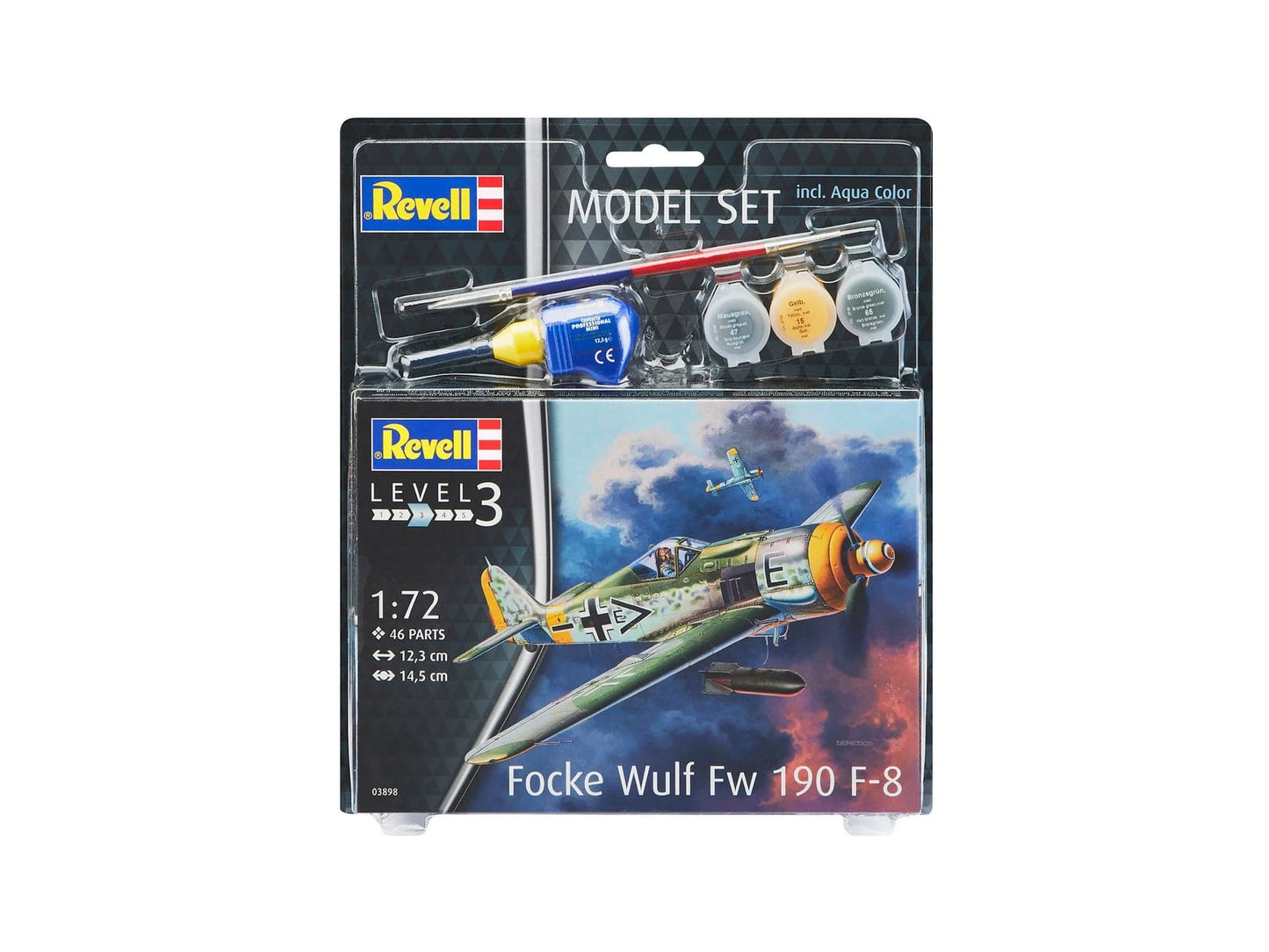 010 - Revell - 63898 - Focke Wulf Fw190 F-8 [model set] - primary image