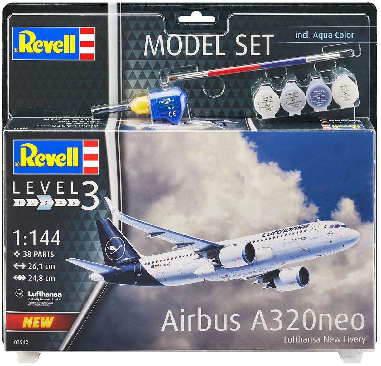010 - Revell - 63942 - Airbus A320neo [model set] - primary image