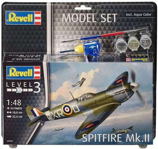 010 - Revell - 63959 - Supermarine Spitfire Mk II [model set] - primary image