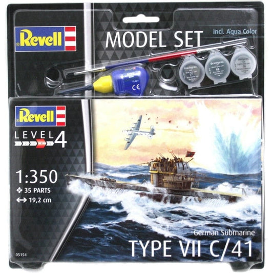 010 - Revell - 65154 - Type VII C/41 U-Boat [model set] - primary image