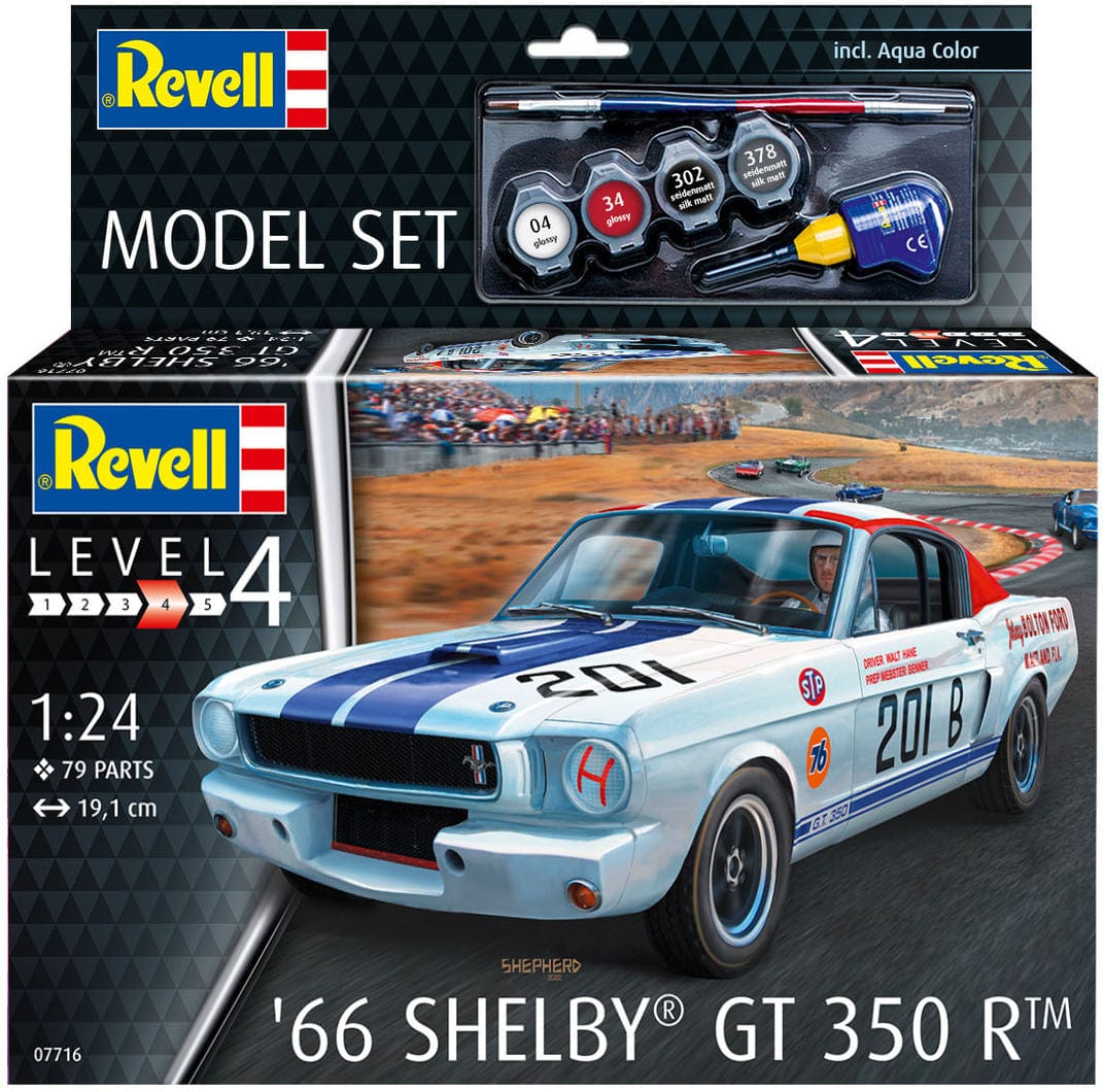 010 - Revell - 67716 - Shelby Mustang GT 350 R [model set] - primary image