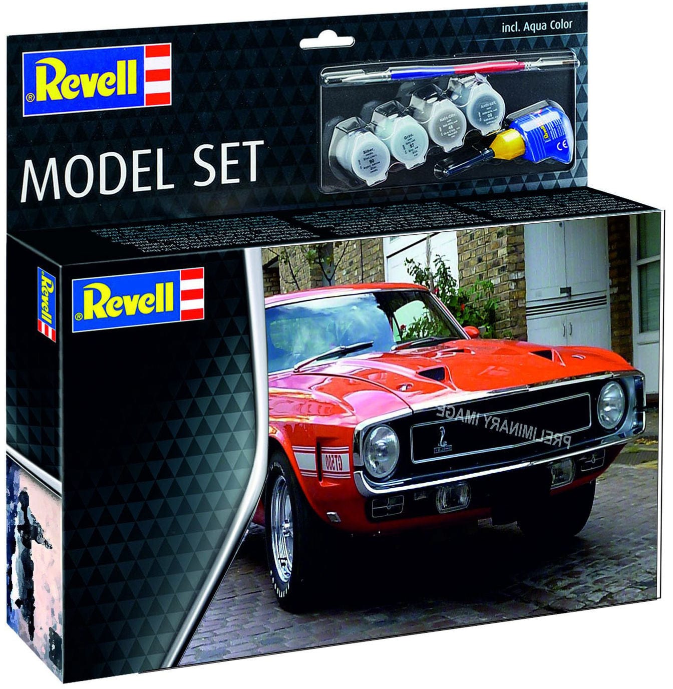 010 - Revell - 67729 - Ford Shelby Mustang GT500 (1970) [model set] - primary image