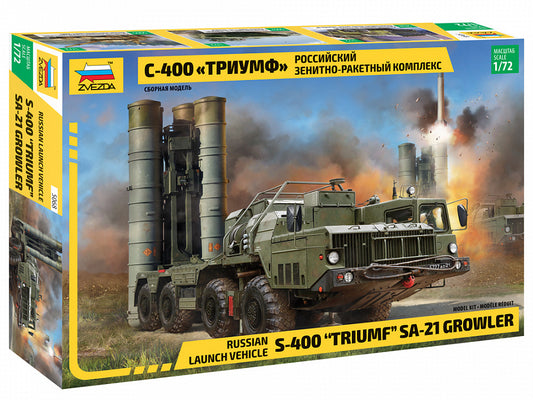 010 - S-400 Triumf with 40N6 (SA-21 Growler) on MZKT-7930 51P6A TEL - primary image