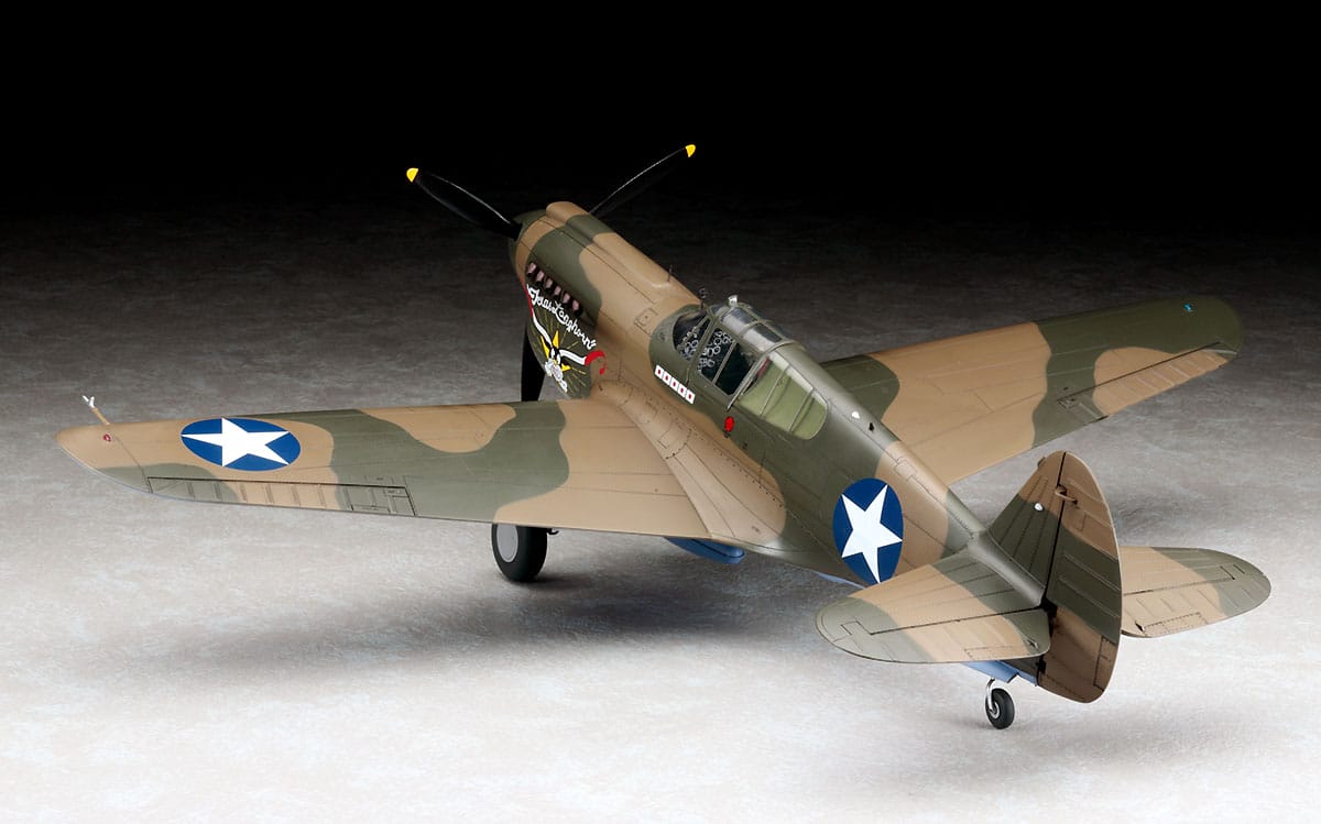 Hasegawa - ST29 - Curtiss P-40E Warhawk - painted model