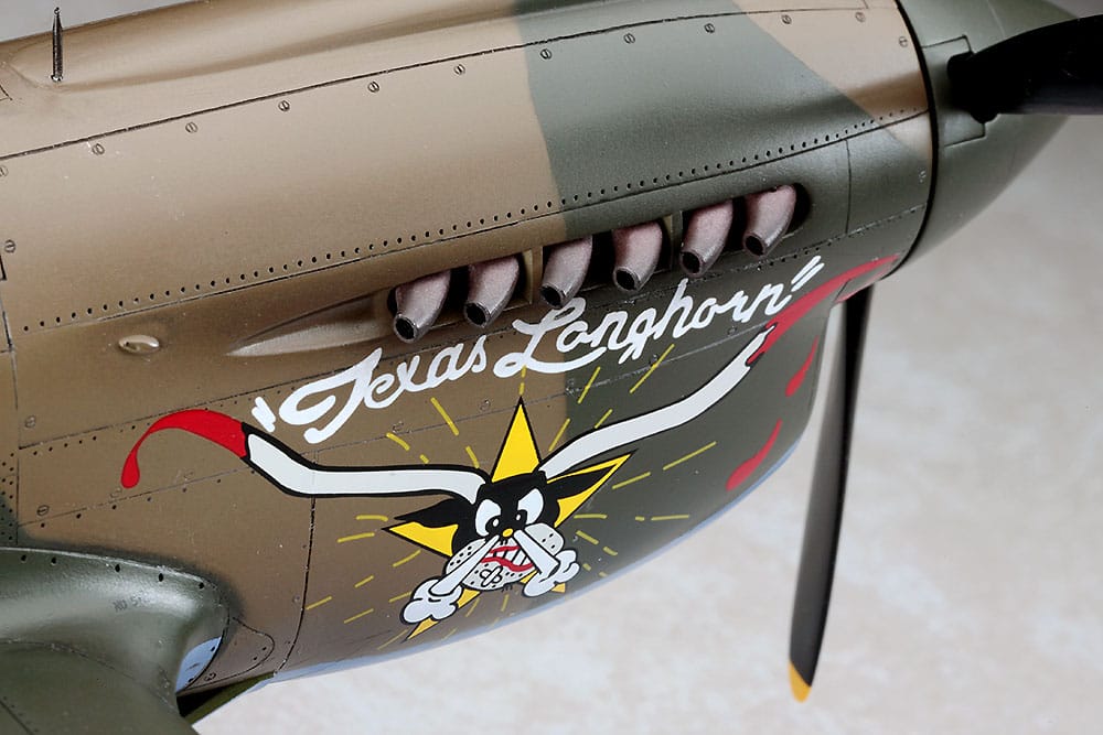 705 - Hasegawa - ST29 - Curtiss P-40E Warhawk - painted model