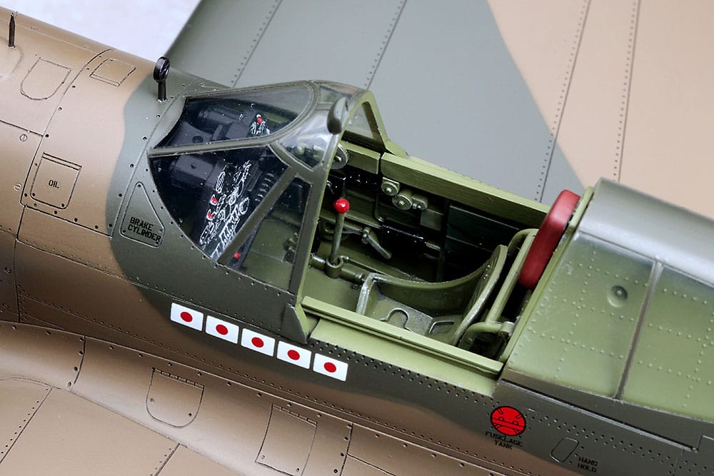 Hasegawa - ST29 - Curtiss P-40E Warhawk - painted model