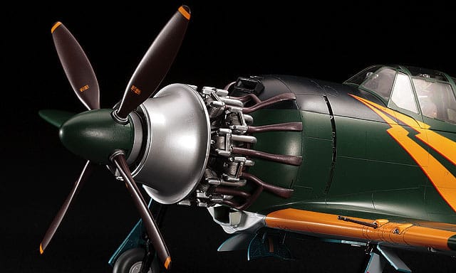 702 - Hasegawa - ST32 - Mitsubishi J2M3 Raiden Model 21 ‘Jack’ - painted model