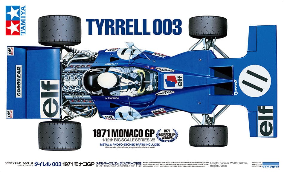 010 - Tamiya - 12054 - Tyrrell 003 - primary image