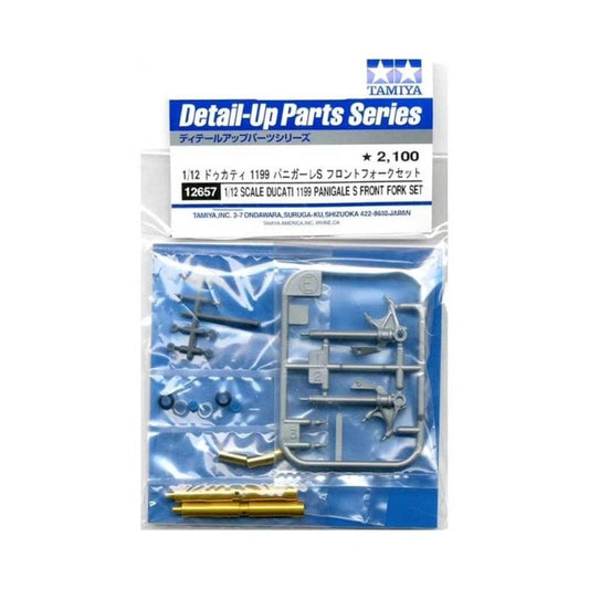 010 - Tamiya - 12657 - Ducati 1199 Panigale S Front Fork Set - primary image