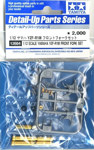 010 - Tamiya - 12684 - Yamaha YZF-R1M Front Fork Set - primary image