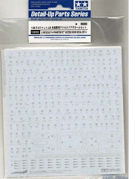 010 - Tamiya - 12692 - McDonnell Douglas F-4 Phantom II Access Door Decal Set A - primary image