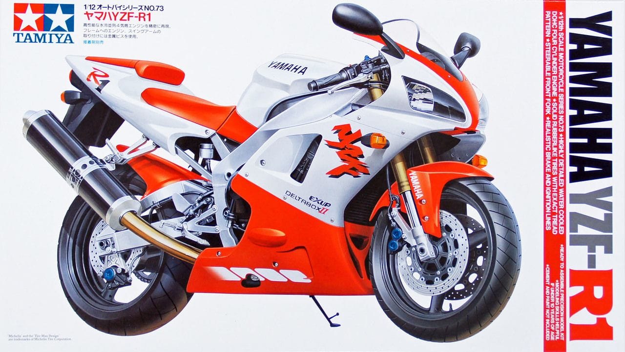 010 - Tamiya - 14073 - Yamaha YZF-R1 - primary image