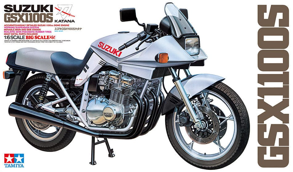 010 - Tamiya - 16025 - Suzuki GSX1100S Katana (1981) - primary image