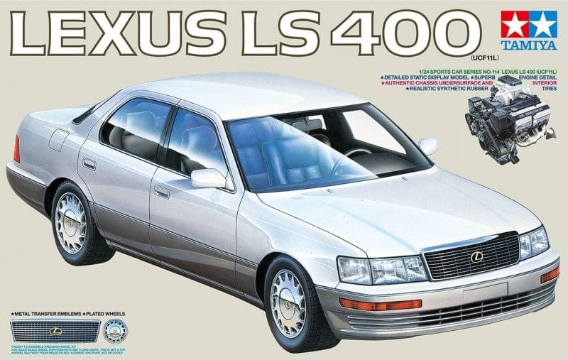 Tamiya Lexus Rx Model Kit Tamiya 1/24 scale Lexus LS400 luxury car plastic model kit – Anglia Models