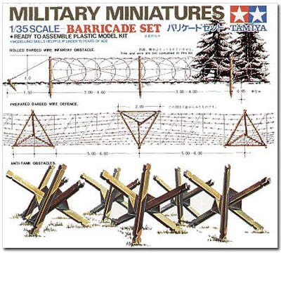 010 - Tamiya - 35027 - Barricade Set - primary image