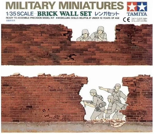 010 - Tamiya - 35028 - Brick Wall Set - primary image