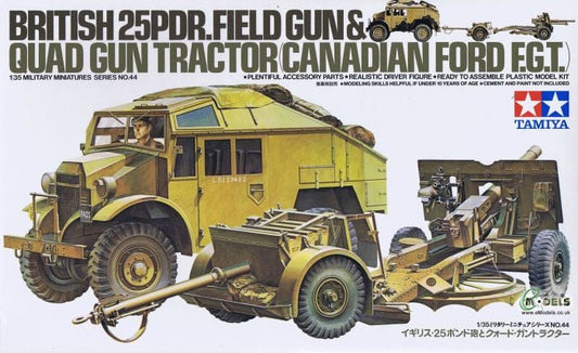 010 - OQF 25-pdr with Crew and CMP FAT ‘Quad’ - primary image