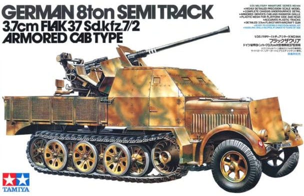 010 - Tamiya - 35144 - Sd.Kfz. 7/2 3.7cm Flak 37 - primary image