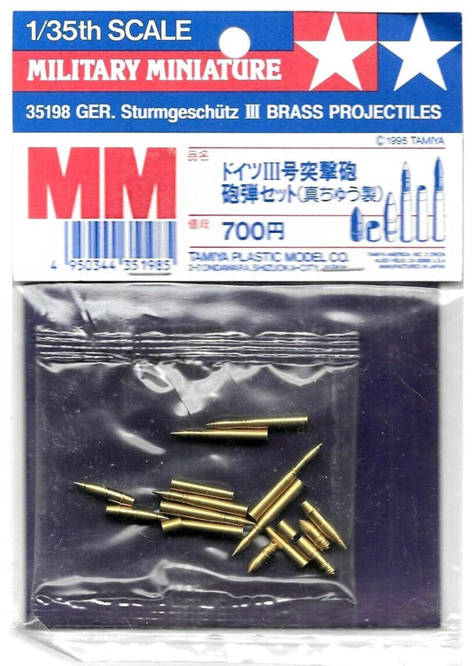 010 - StuG III Brass 75mm and 105mm Shells - primary image