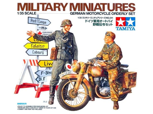 010 - German Motorcycle Orderly Set with DKW NZ 350 - primary image