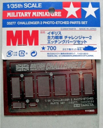 010 - Challenger 2 Photo-Etched Parts Set - primary image