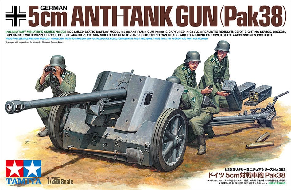 010 - Tamiya - 35392 - 5cm Pak 38 - primary image